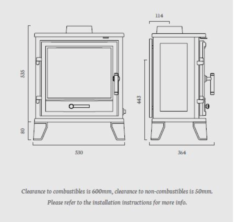 The Bassington Gas Stove Croydon Fireplaces